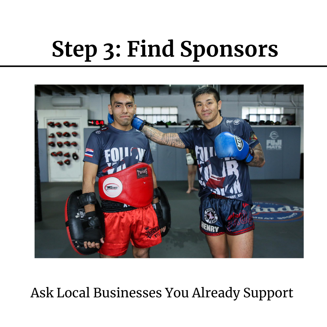 Find Sponsors For your Shirt