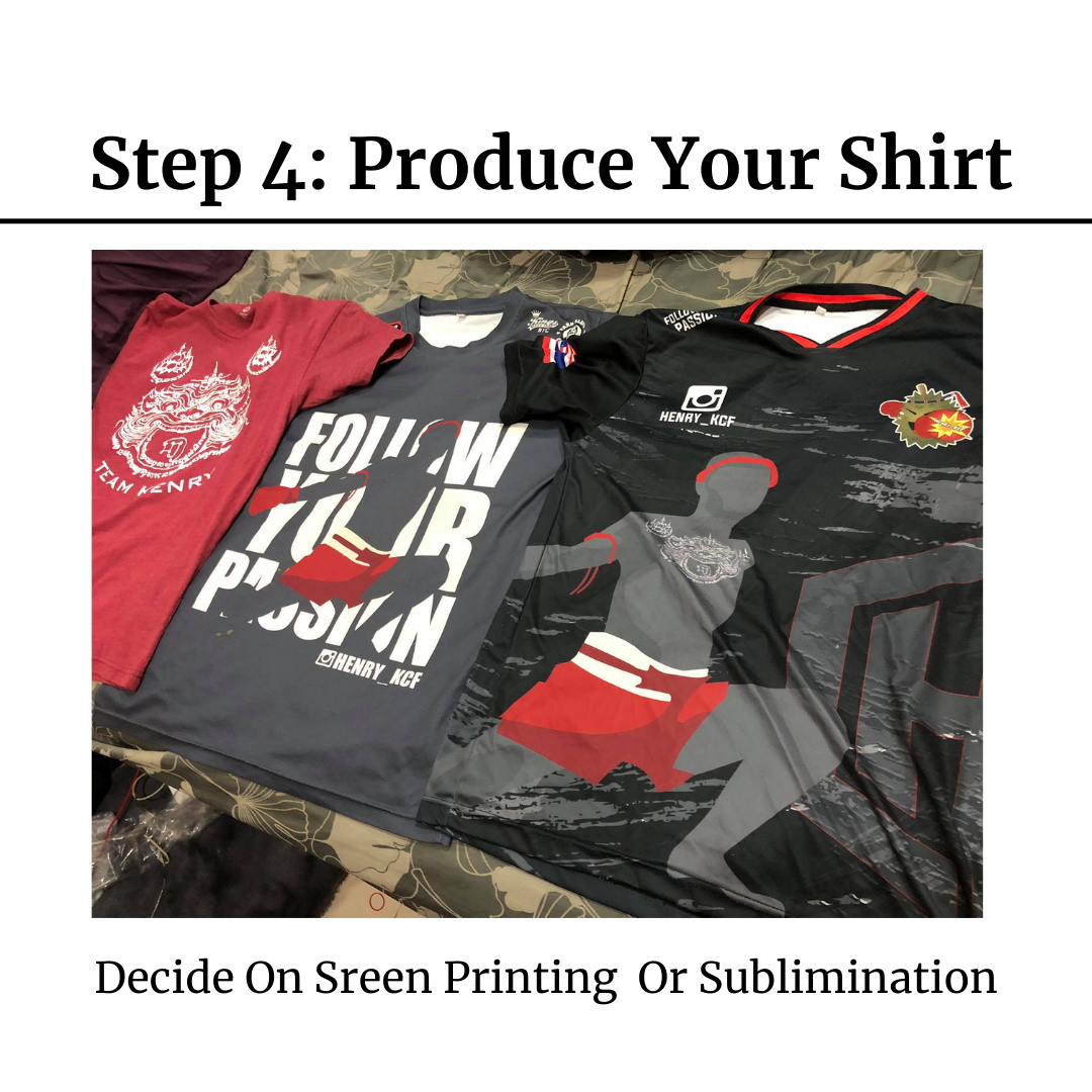 Produce your sponsored tee shirt