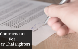 Contracts 101 for Muay Thai fighters