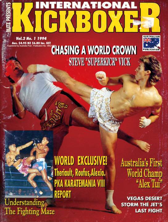 International Kickboxer Cover 1994 Early references to Muay Thai in Australia