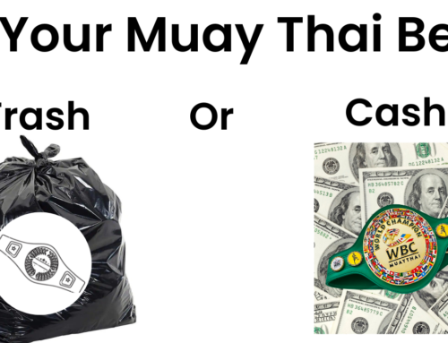 The Muay Thai Belts And Ranking System